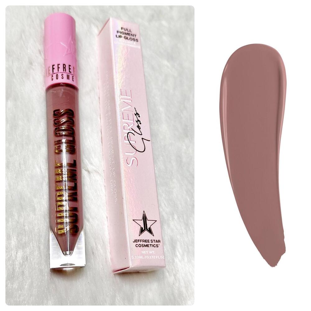 NIB Jeffree Star Supreme Full Pigment Lip Gloss Tea Bag Full Size 5.10ml